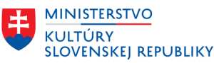 Logo Ministerstva kultúry Slovenskej republiky.