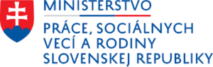 Logo Ministerstva práce, sociálnych vecí a rodiny Slovenskej republiky