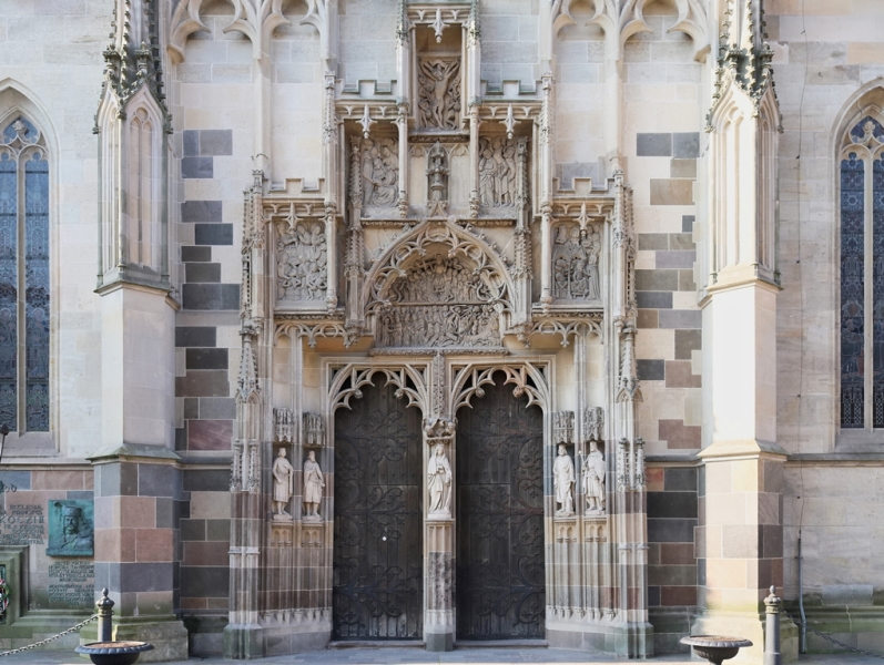 Severný portál Dómu sv. Alžbety