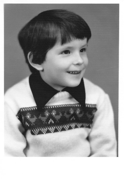 portrétová fotogragia Patrika Hermana v detstve. 
